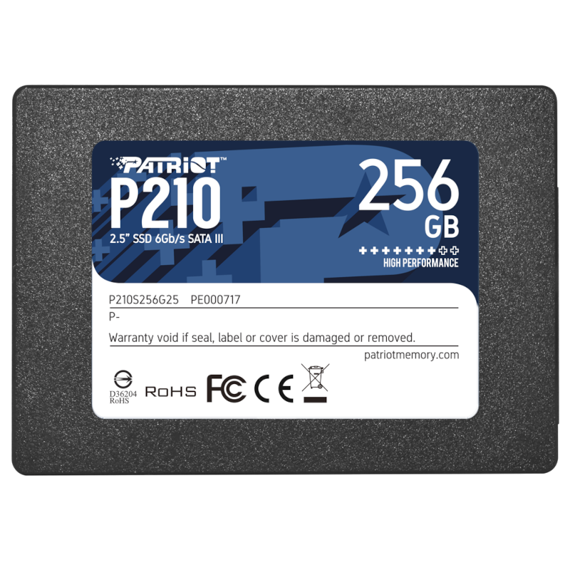Накопичувач SSD Patriot 2.5" P210 256GB SATA III (P210S256G25)